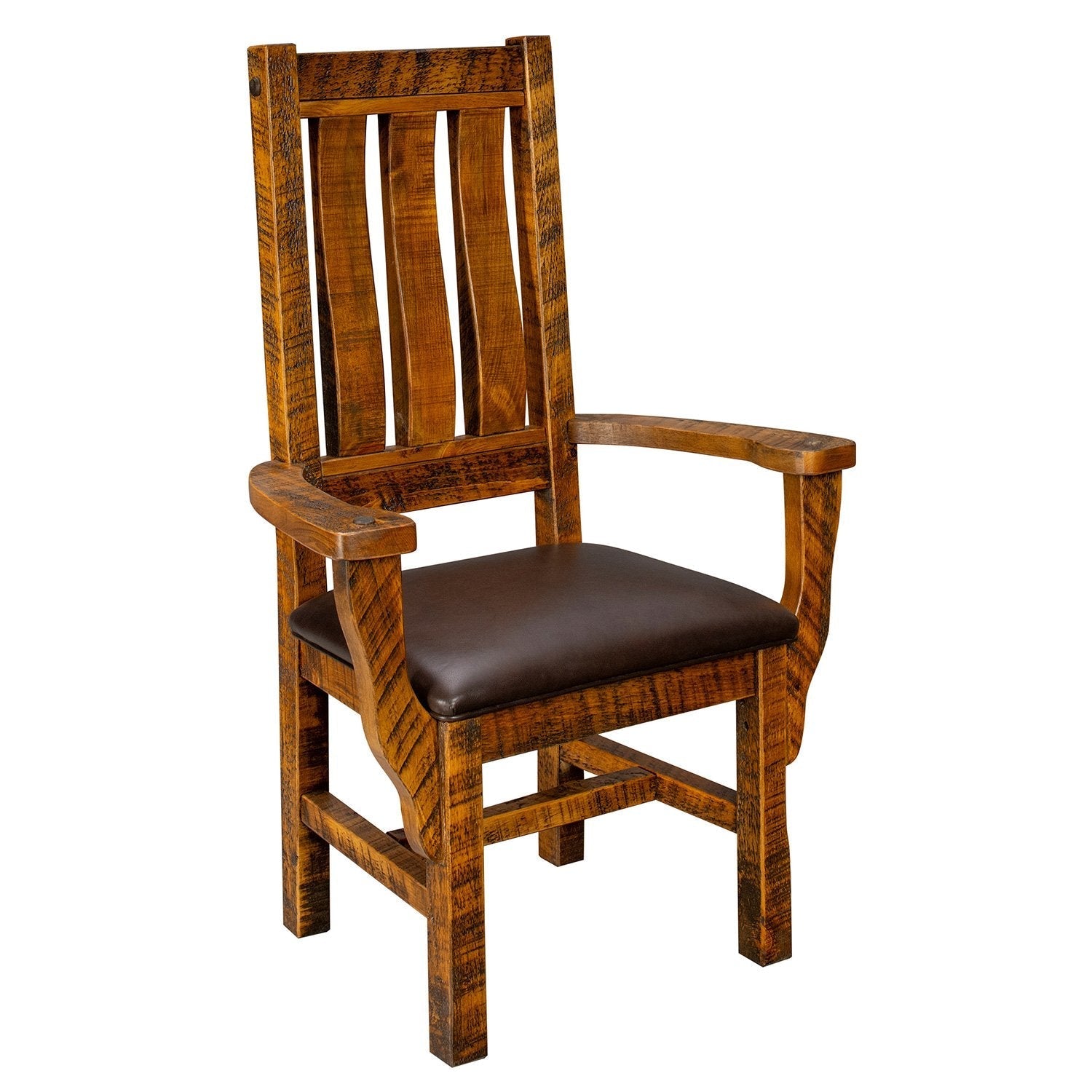 Comfortback Barnwood Captains Chair
