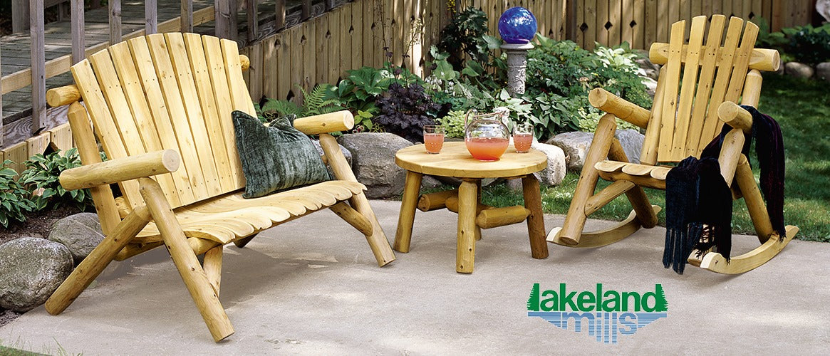 How to Care For Outdoor Log Furniture