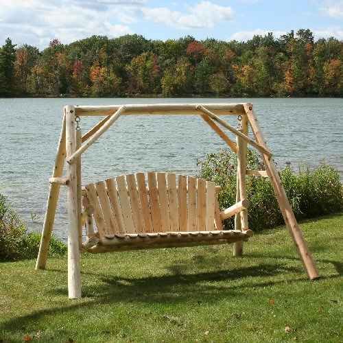 Cedar Log Swing USA Made
