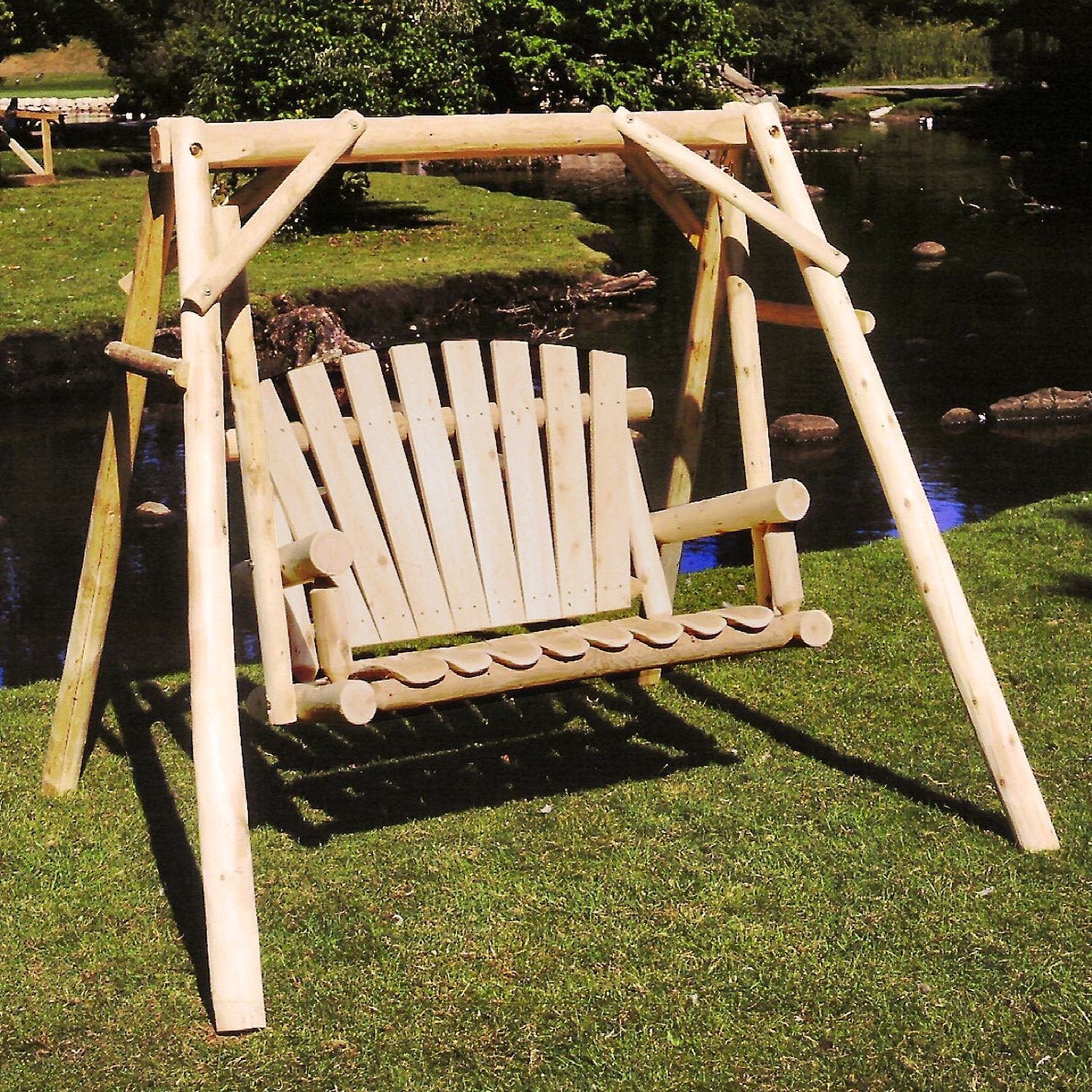 The Cedar Log Yard Swing: The Perfect Blend of Comfort, Charm, and Sales Potential