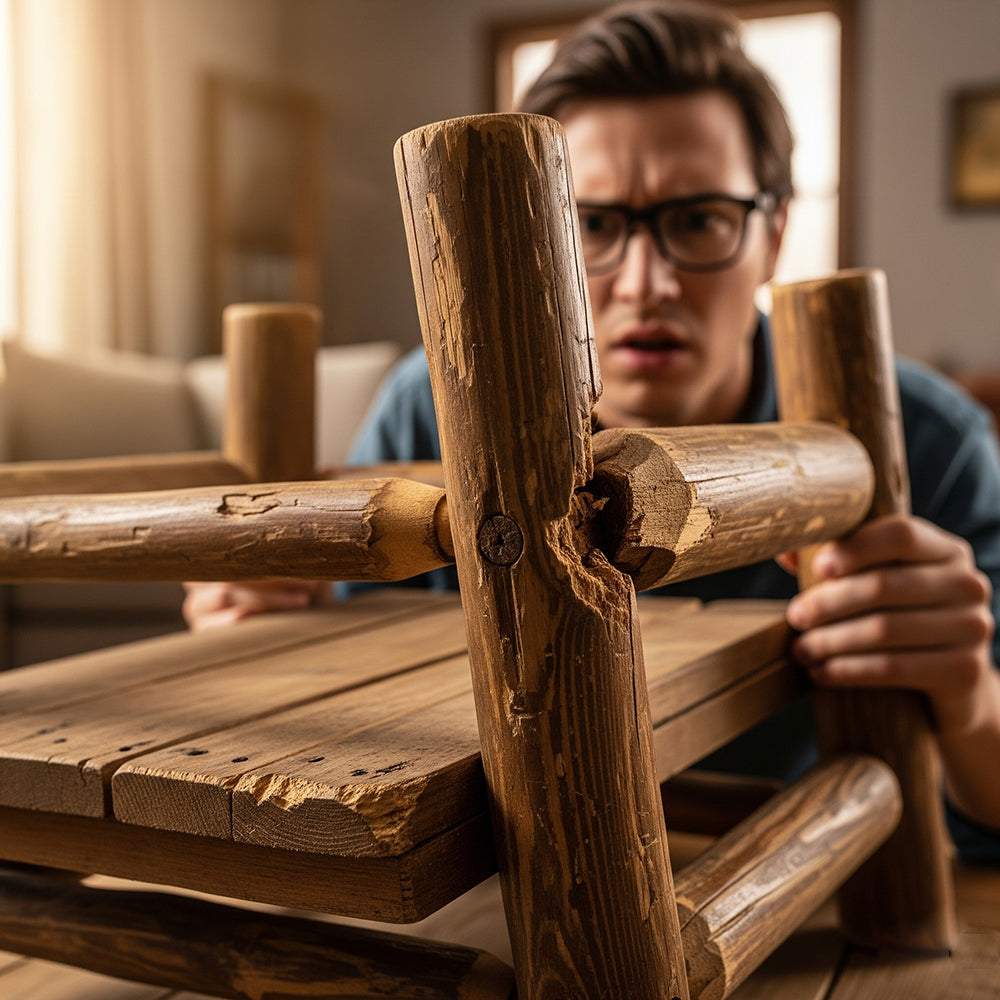 Cheap Imported Log Furniture