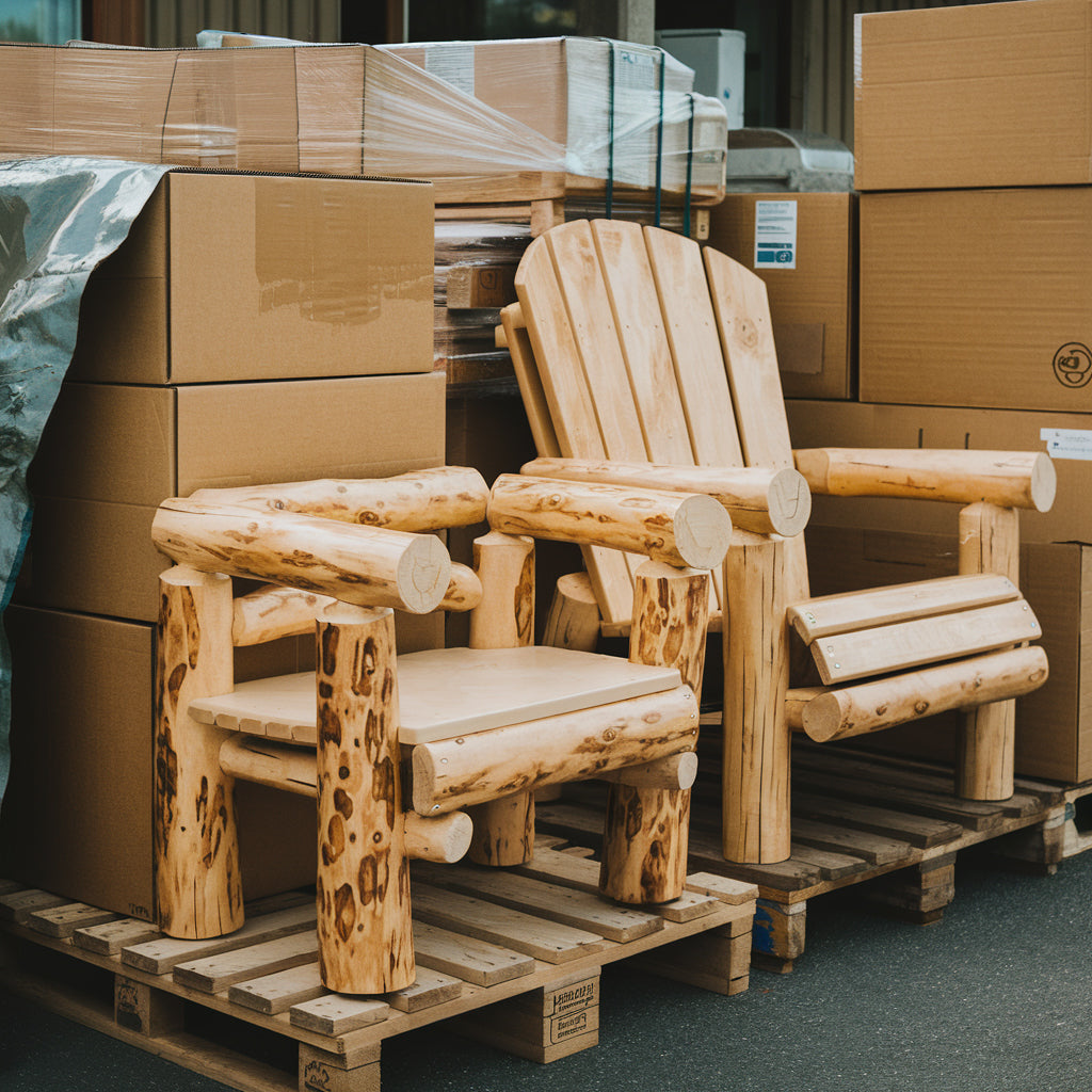 Shipping Log Furniture