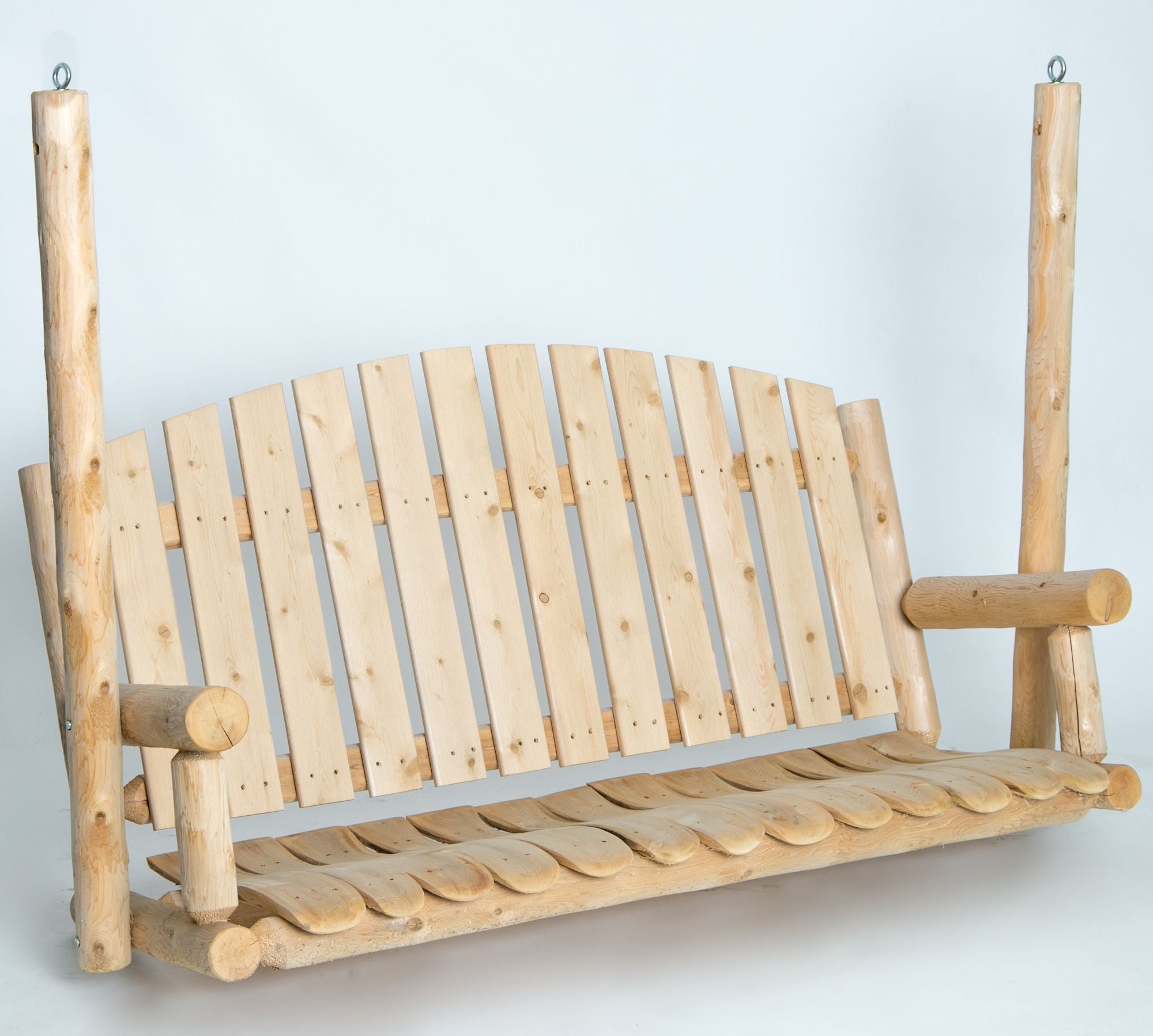 Cedar Log 5ft Country Garden Porch Swing