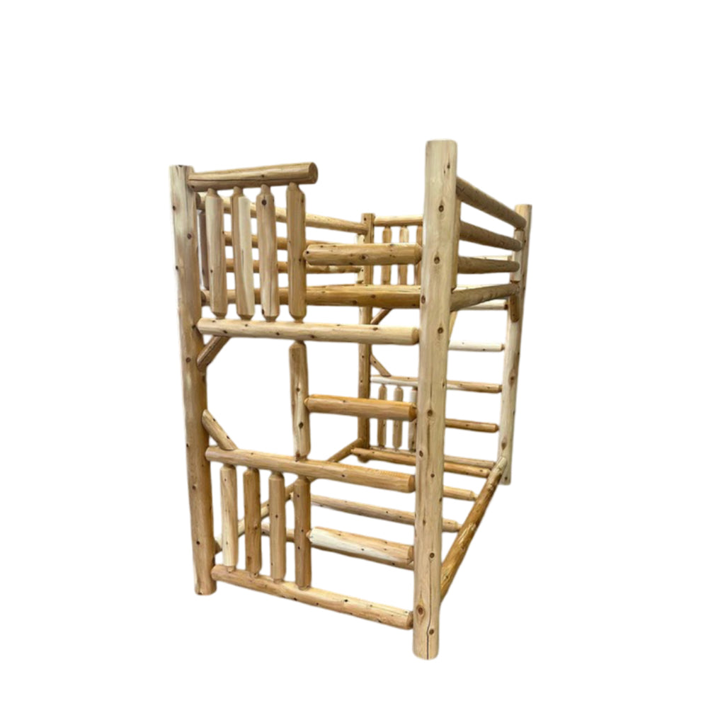Lakeland Frontier Charming Log Bunk Bed