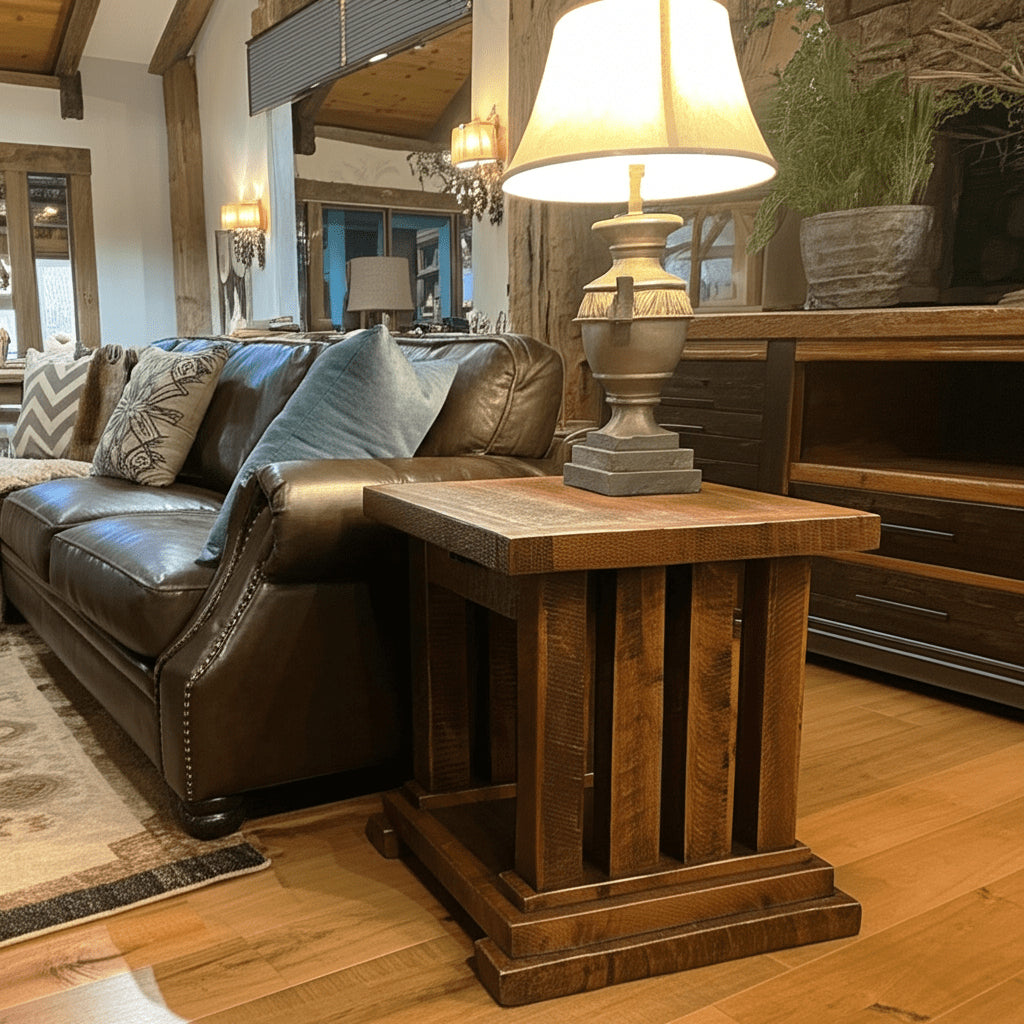 Sawmill Royal Timber End Table
