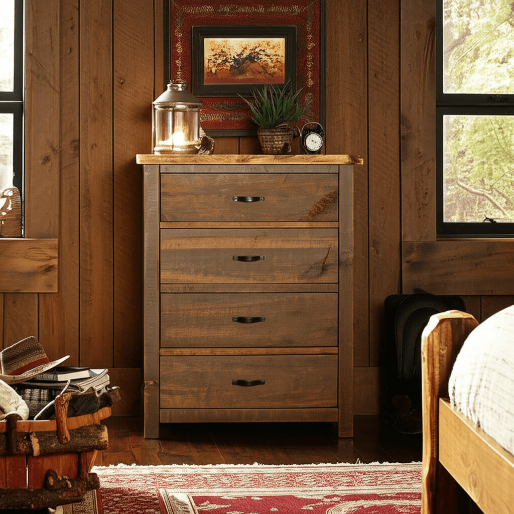 Canterbury Pine 4 Drawer Chest