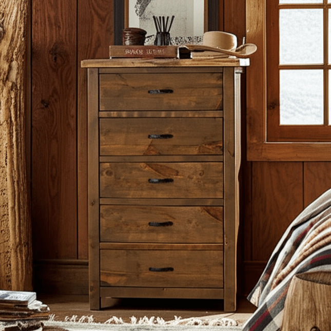 Canterbury Pine 5 Drawer Chest