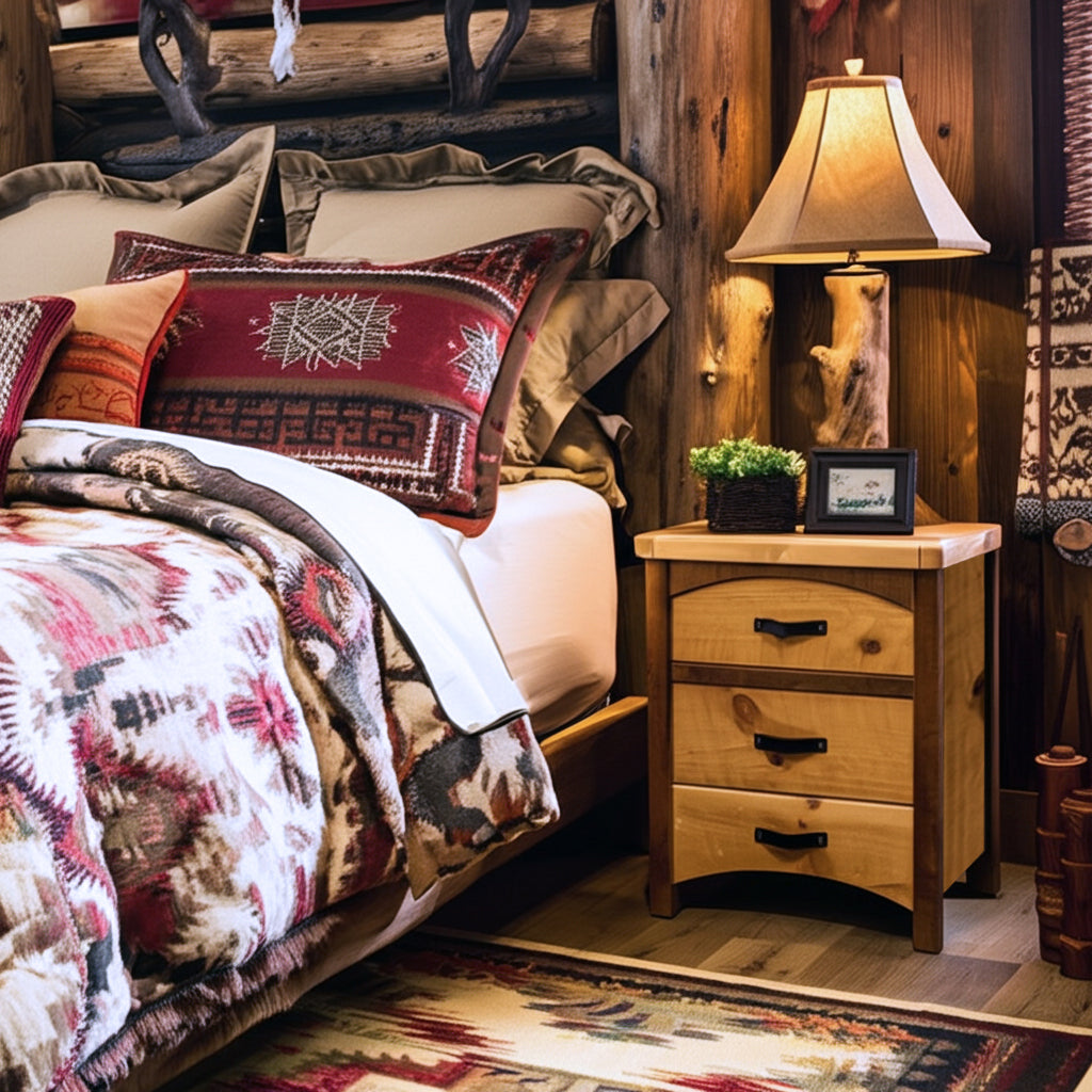 Canyon Rapids Rough Sawn 3 Drawer Nightstand