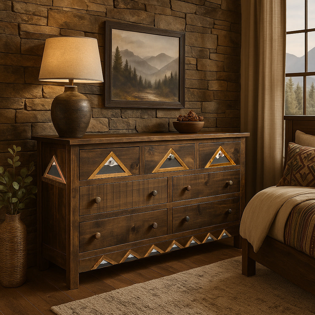 Rocky Mountain 7 Drawer Dresser