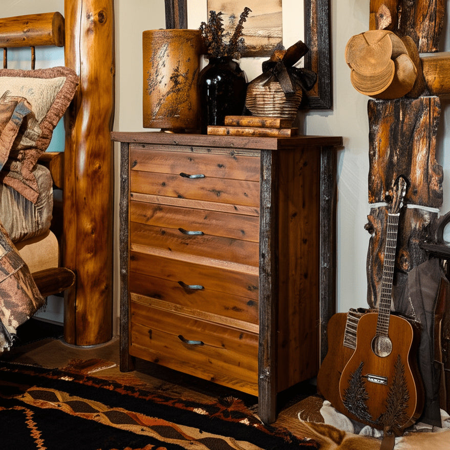 Sawmill Hickory 4 Drawer Chest