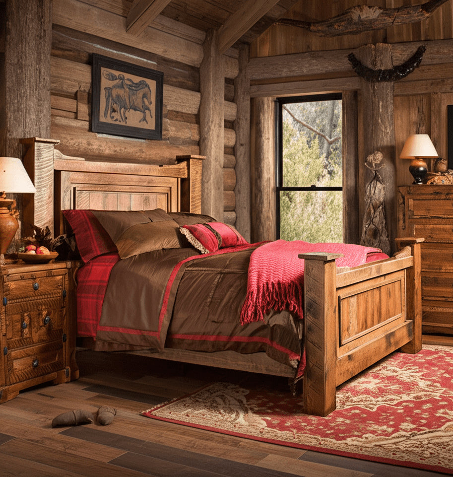 Timber Haven Barnwood Bed