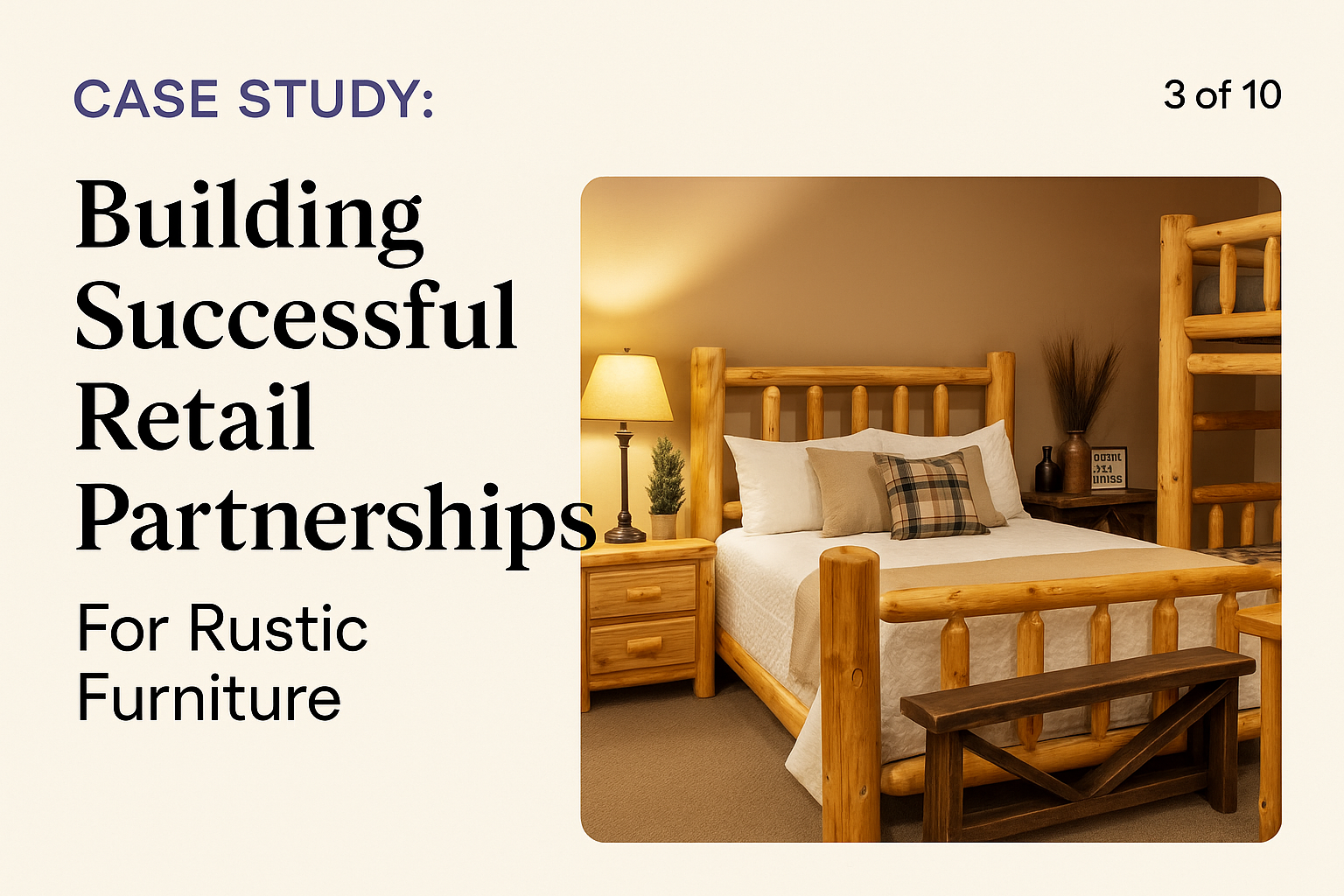 Building Successful Retail Partnerships for Rustic Furniture