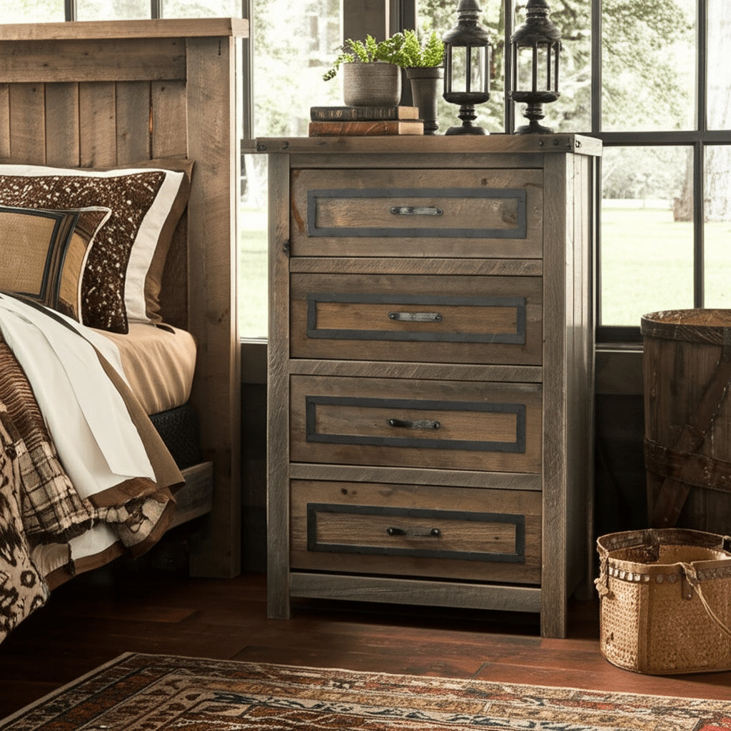 Heritage Pine 4 Drawer Chest of Drawers