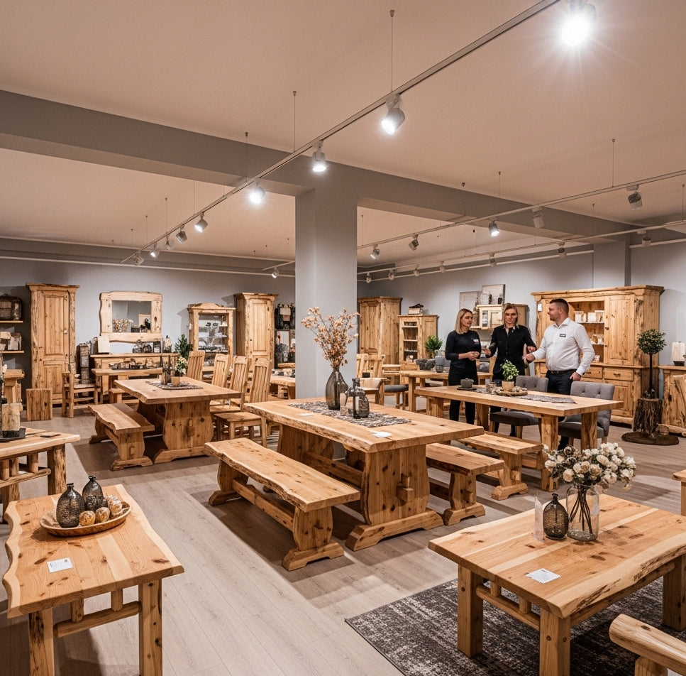 Competitive Pricing on Rustic Furniture with Lakeland Mills