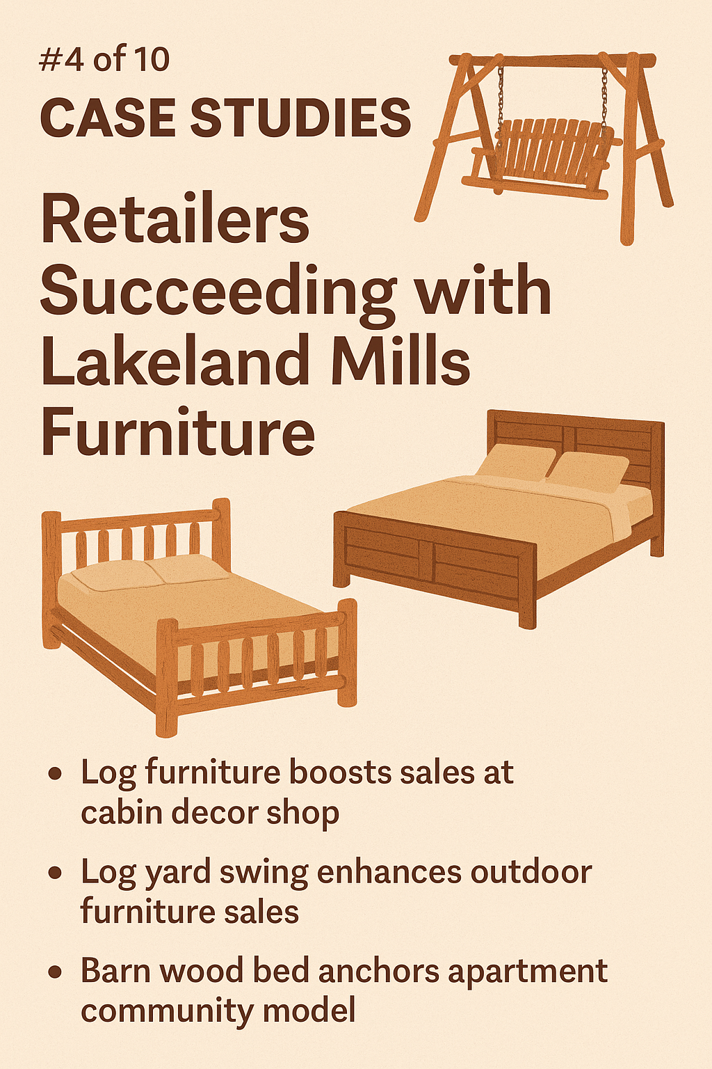 Succeed in Retail with Lakeland Mills Rustic Furniture