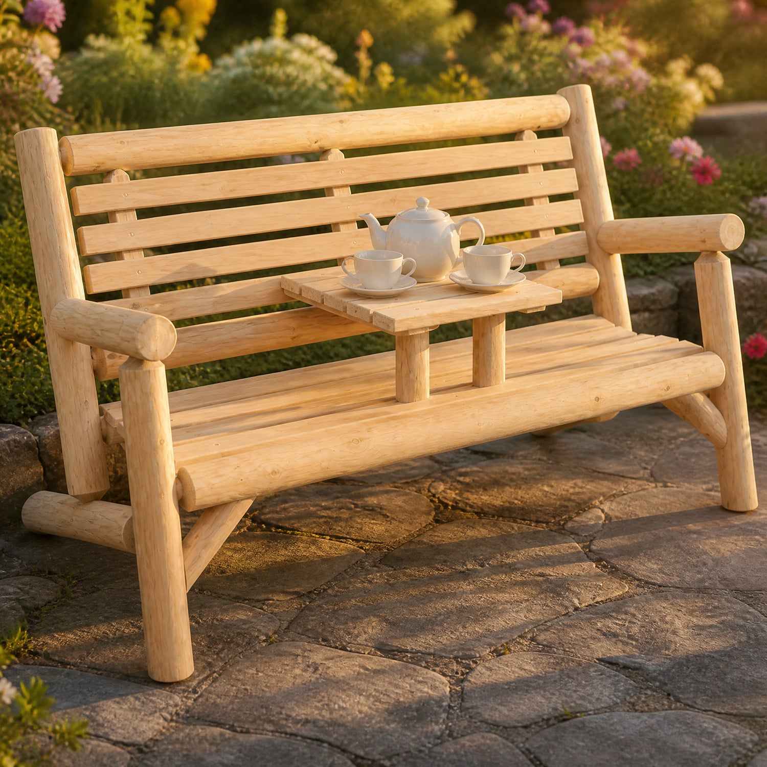 Total Comfort Cedar Log Tete-A-Tete