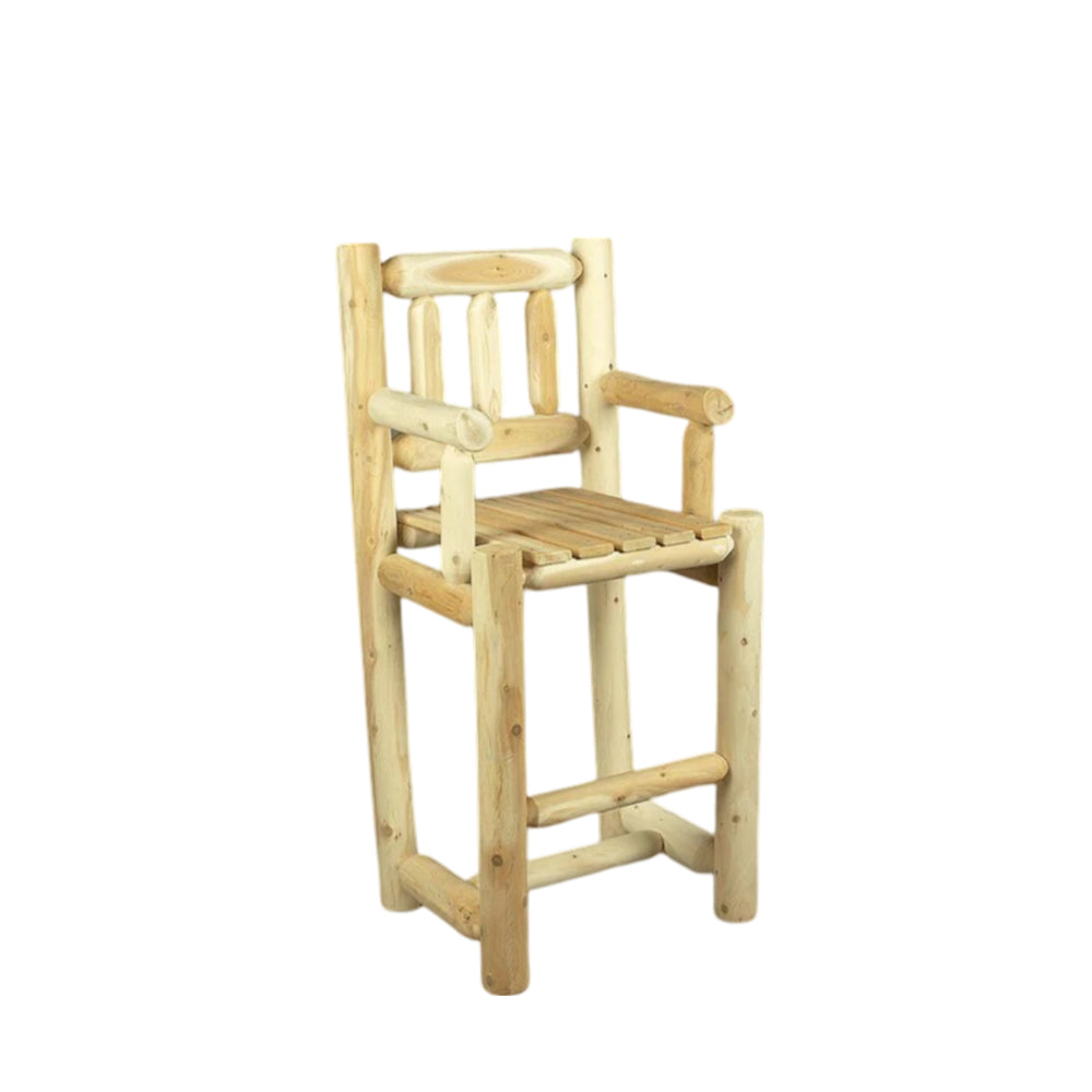 Cedar Looks Log Bistro Chair