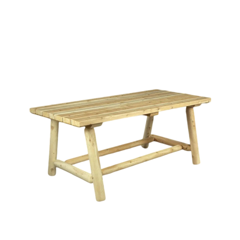 Cedar Looks Log Classic Farmer's Table