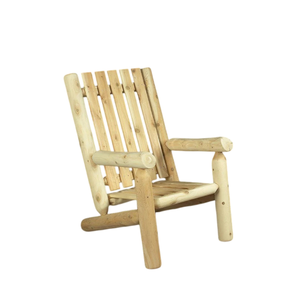 Cedar Looks Log High Back Arm Chair