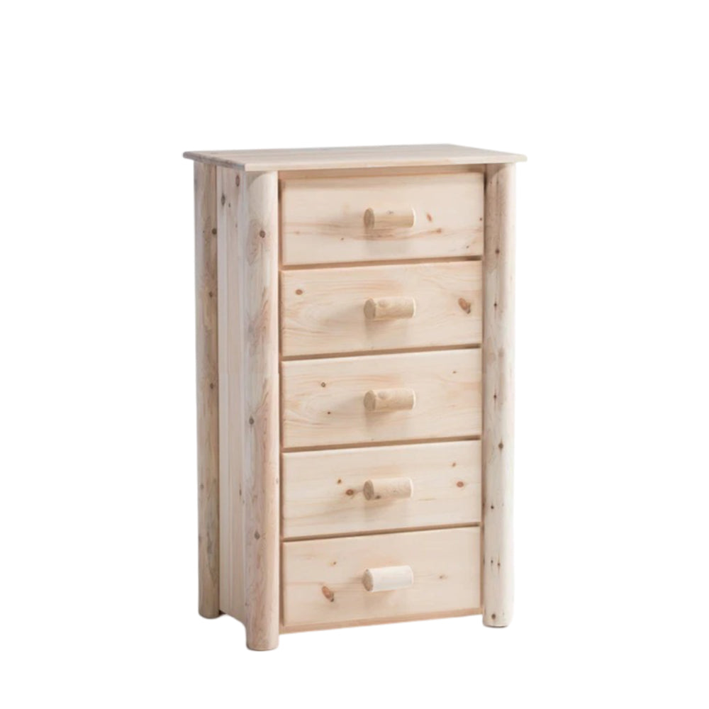 Clean Peeled 5 Drawer Chest