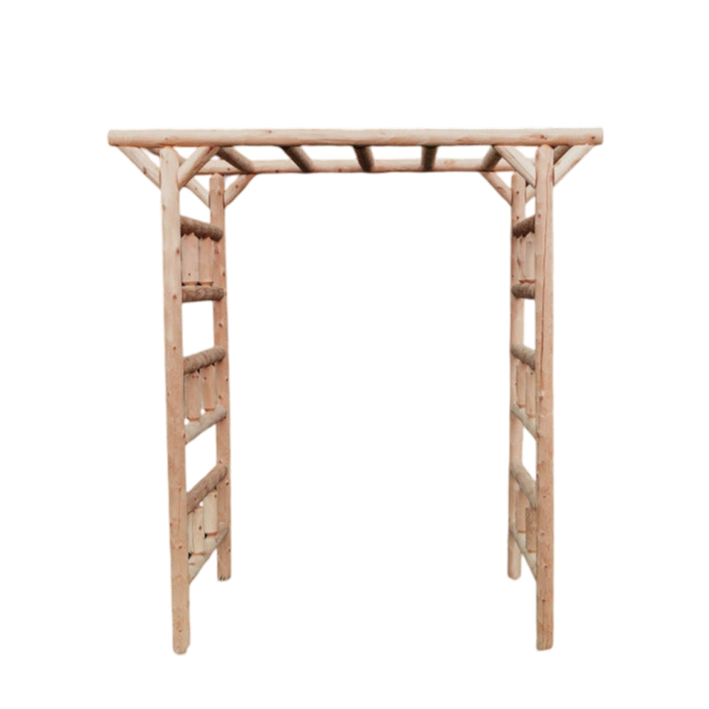 Large Cedar Log Arbor