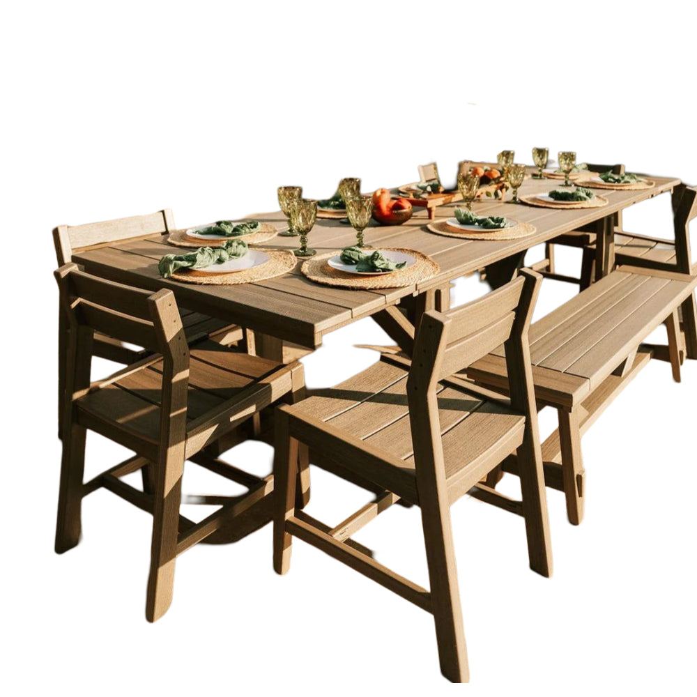 Outdoor Essential Poly Crew Extending Dining Table