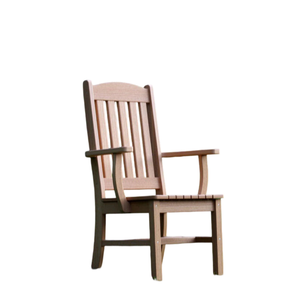 Outdoor Essentials Poly Dining Arm Chair