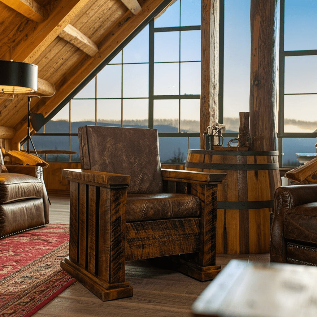 Rustic Royal Timber chair furniture 