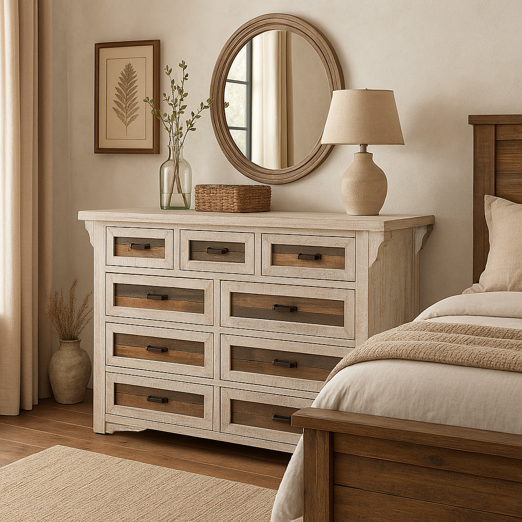 Catalina Cottage 9 Drawer Dresser