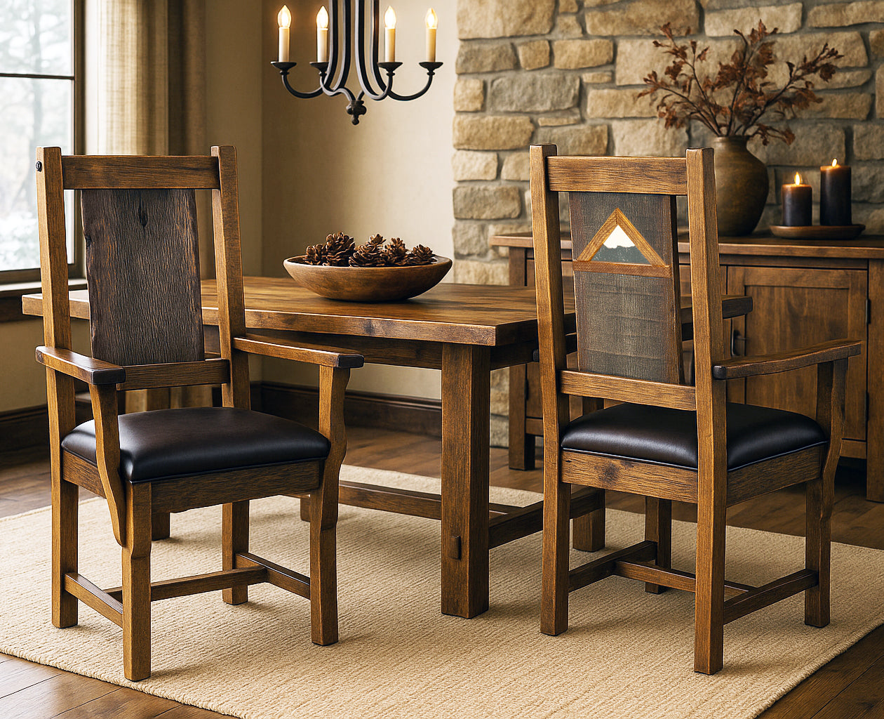 Rocky Mountain Arm Dining Chair