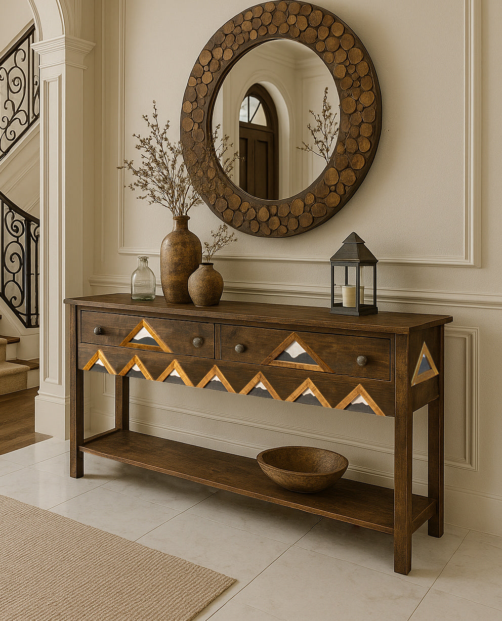 Rocky Mountain 2 Drawer Sofa Table