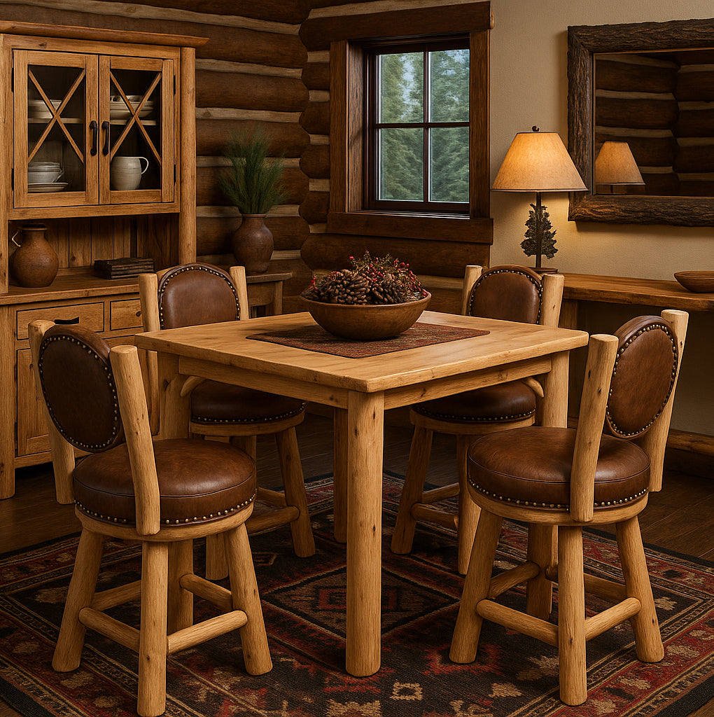 Great Lake Timber Log Pub Table
