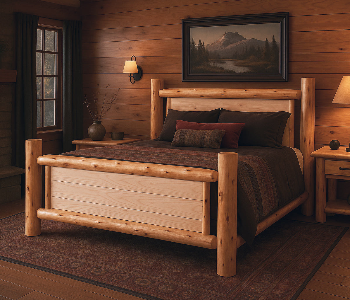 Great Lakes Timber Panel Log Bed