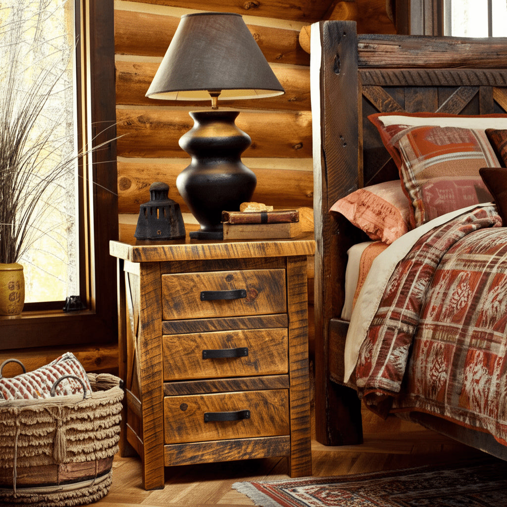 Western Winds 3 Drawer Nightstand
