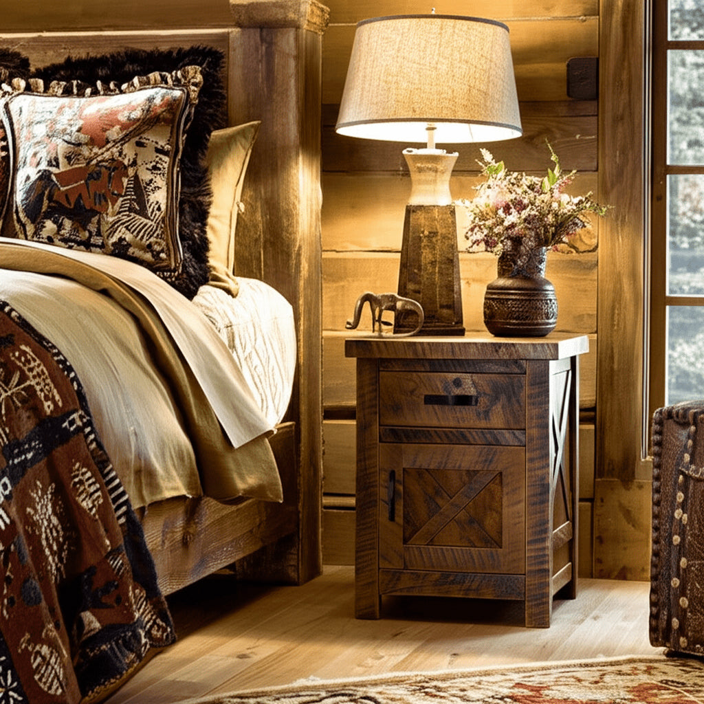 Western Winds 1 Drawer 1 Door Nightstand