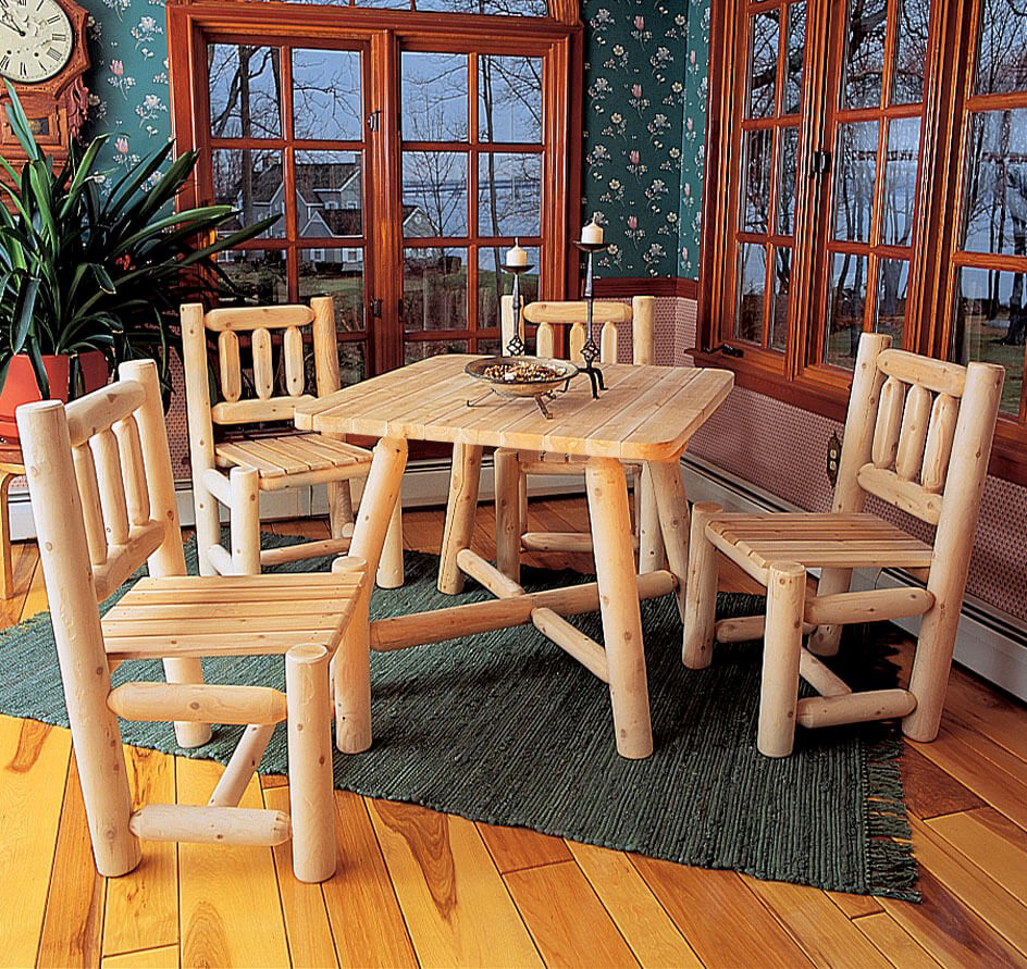 cedar dining room tables